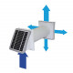 Ventilator cu panou solar fără nevoie de conectare la rețea electrică