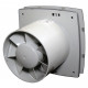 Ventilator de baie cu panou frontal aluminiu și comutator de timp Ø 125 mm, motor puternic
