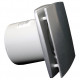 Ventilator de baie cu panou frontal aluminiu, comutator de timp și senzor de umiditate Ø 100 mm, economic și silențios