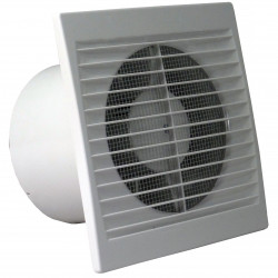 Ventilator cu plasă anti-insecte, comutator de timp și senzor de umiditate Ø 125 mm, motor puternic