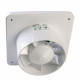 Ventilator de baie cu comutator de timp și senzor de umiditate Ø 100 mm, motor puternic