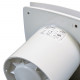 Ventilator de baie cu panou frontal și întrerupător cu fir la 12V în medii umede Ø 100 mm