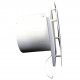 Ventilator de baie cu panou frontal și întrerupător cu fir la 12V în medii umede Ø 150 mm