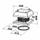 Ventilator de acoperiș Dalap BATRON Ø 213 mm, 700 m³/h