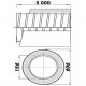 Tubulatură circulară flexibilă cu izolație până la +140 °C Ø 150 mm, lungime 5000 mm