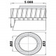 Tubulatură circulară flexibilă cu izolație până la +140 °C Ø 200 mm, lungime 5000 mm