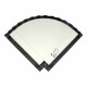 Izolație rectangulară PVC cot 90° orizontală, 204x60 mm