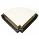 Izolație rectangulară PVC cot 90° orizontală, 220x90 mm