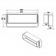 Reducție PVC pentru conductă rectangulară 204x60 mm / 220x90 mm
