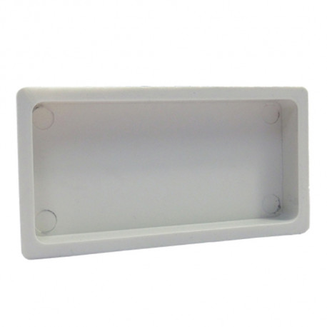 Capac plastic pentru conducte rectangulare 110x55 mm