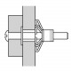 Diblu metalic Dalap HM6x52S cu brațe de expansiune și șurub metric