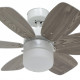 Ventilator de tavan cu lumină și control lanț Westinghouse Flora Royal 78252, Ø 76 cm