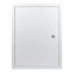 Ușa de vizitare metalică cu încuietoare 300x600 mm, albă