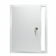 Ușa de vizitare metalică cu încuietoare 600x800 mm, albă