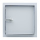 Ușa de vizitare metalică cu încuietoare 300x300 mm, gri