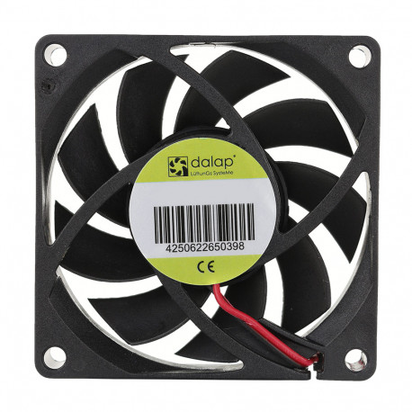 Ventilator răcire Dalap SAF 12V DC, 60x60x15 mm, 4500 r/min, cu rulmenți cu bile