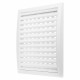 Grilă de ventilație din plastic Dalap GP 200x200 RNP ASA cu control mecanic, alba