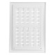 Grilă de ventilație din plastic Dalap GP 180x250 RNP ASA cu control mecanic, alba