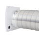 Conductă circulară flexibilă până la +250 °C Ø 160 mm, lungime 3000 mm