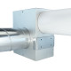 Ventilator de tubulatură silențios cu izolație fonică radial Ø 100 mm