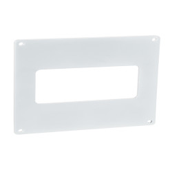 Placa de montaj PVC pentru conducte rectangulare 204x60 mm