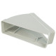 Cot 45° orizontal rectangular plastic 204x60 mm