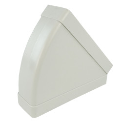 Cot 45° orizontal rectangular plastic 204x60 mm