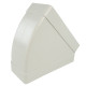 Cot 45° orizontal rectangular plastic 220x90 mm