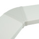 Cot 45° orizontal rectangular plastic 220x90 mm