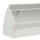Cot 45° vertical rectangular plastic 204x60 mm