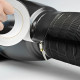Bandă adezivă din aluminiu Dalap TAD până la 120 °C, 50 m, negru