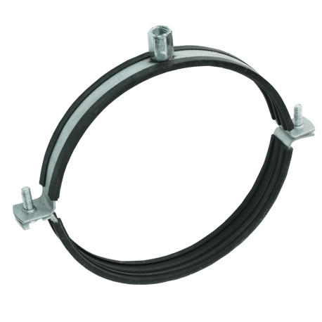 Colier cu protecție cauciuc pentru conductă Ø 160 mm