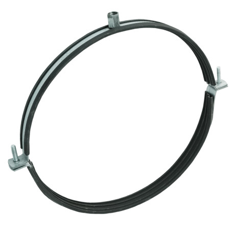 Colier cu protecție cauciuc pentru conductă Ø 250 mm