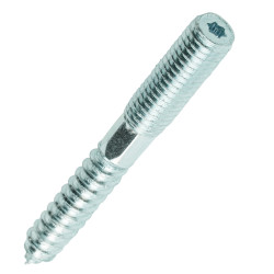 Șurub dublu filetat pentru fixarea tijei filetate Ø 10 mm, lungime 80 mm