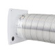 Bandă adezivă din aluminiu până la 350 °C, 50 m