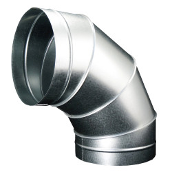 Cot metalic circular 90°, Ø 200 mm