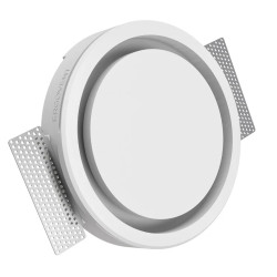 ERGOVENT RONDO-160 difuzor rotundtrg invizibil pentru alimentarea și evacuarea aerului, tencuială, alb