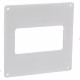 Placa de montaj PVC pentru conducte rectangulare 110x55 mm