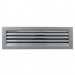 Grilă de ventilație din aluminiu extrudat de înaltă calitate 200x100 mm, gri