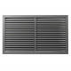 Grilă de ventilație din aluminiu extrudat de înaltă calitate cu armare 700x200 mm, gri