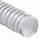 Tubulatură PVC flexibilă de ventilație Ø 100 mm, lungime 1000 mm